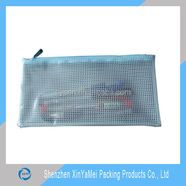 PVC Mesh Bags PVC Zippered Envelope Organization Storage Pouch Bags