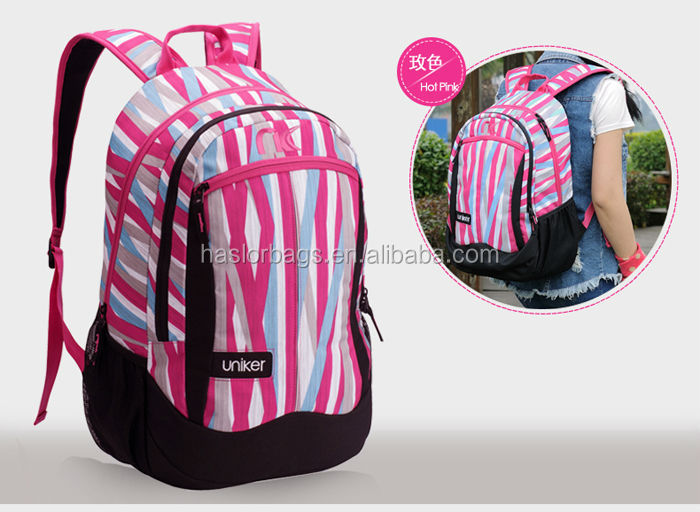 2015 colorful design custom college backpack for student