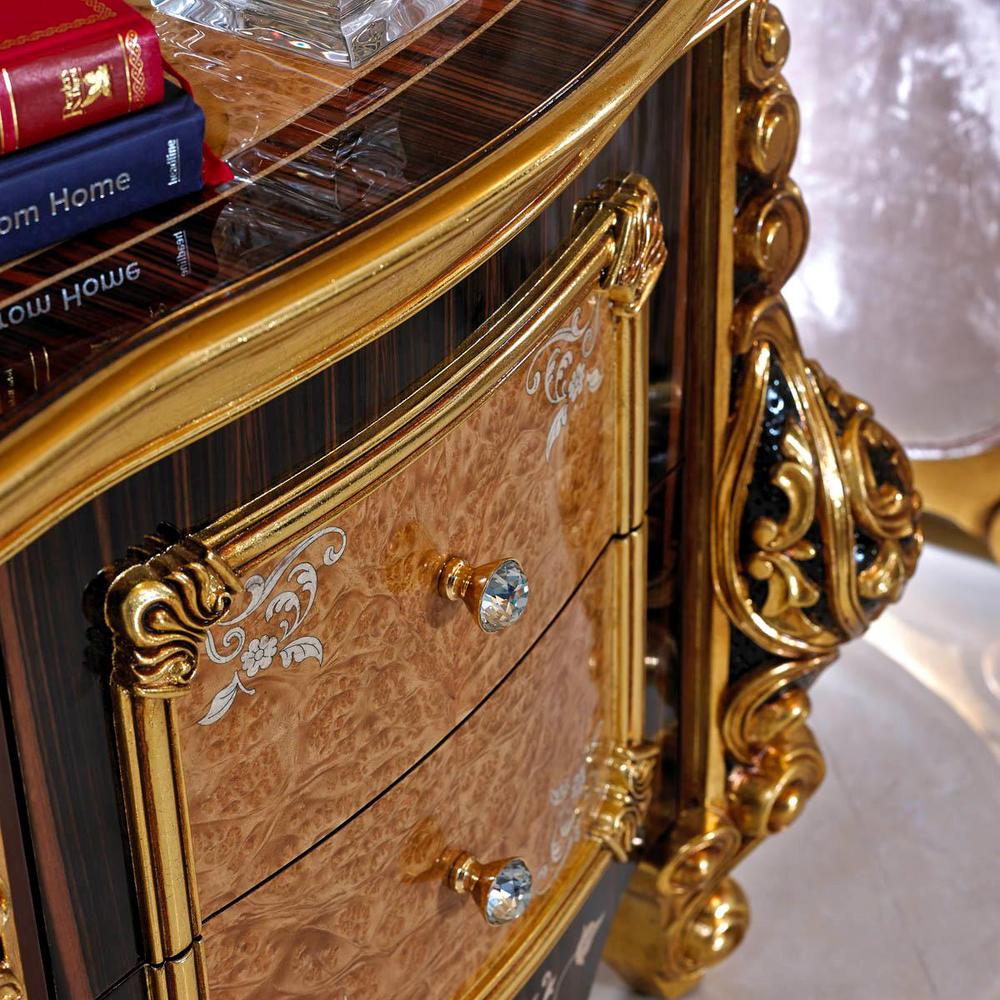 0061 luxe royal style dubaï vanity design chambre set, main craved ...