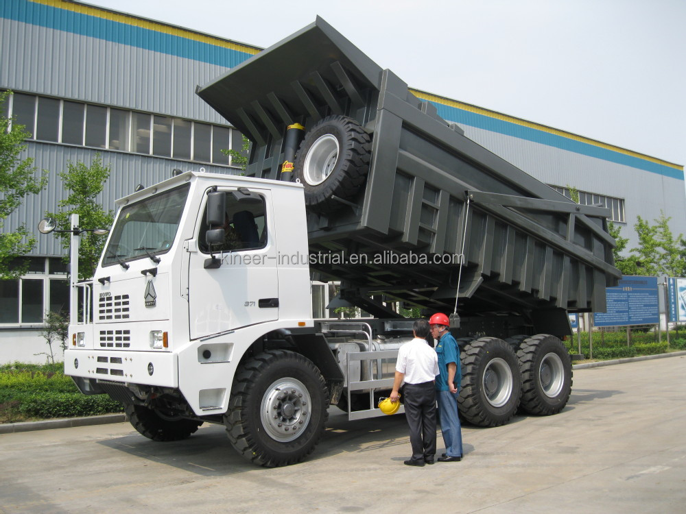 70ton howo mining tipper dump truck with 32.4cbm widen type body