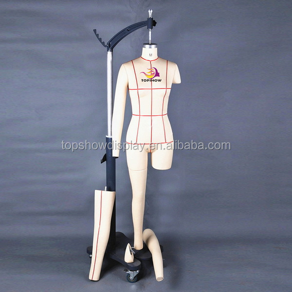 調節可能な脚付メスドレスメーカーのマネキンのテーラー仕入れ・メーカー・工場