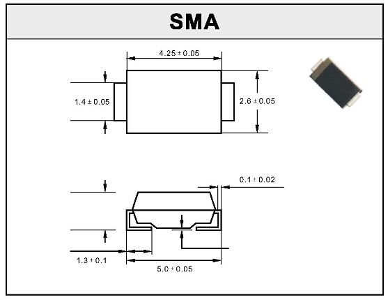 smaコネクタダイオードs1as1ds1gs1js1ks1ms1bを整流器仕入れ・メーカー・工場