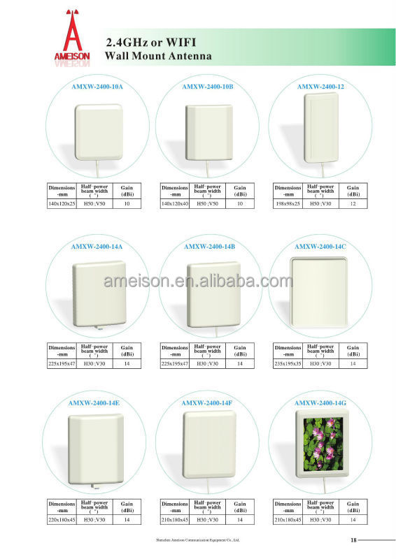 3g/4g/lte/wlan/wi-fi1800-2700mhzの二重偏光指向性アンテナ外部壁面マウントパッチパネルsmaコネクタ付き仕入れ・メーカー・工場