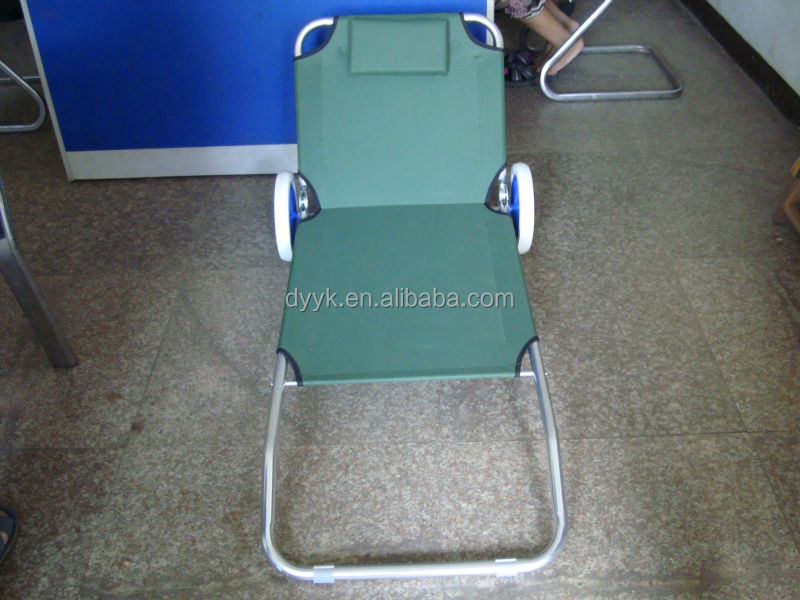 高品質のファッショナブル190dオックスフォード車輪付きの折りたたみ椅子問屋・仕入れ・卸・卸売り