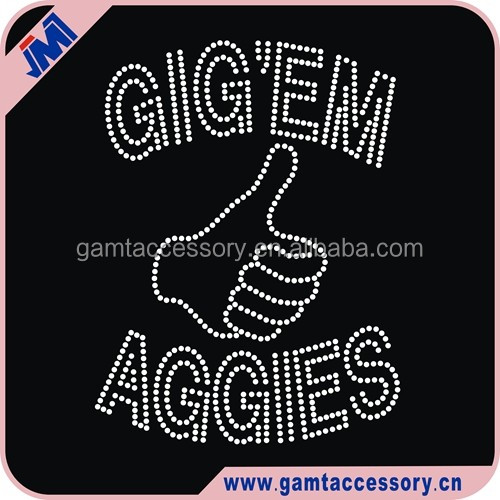 Gig'em Aggies Screen Print Transfer 