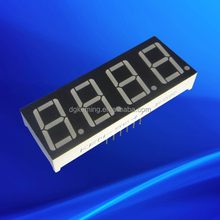 Red 0.5641inch four 4 quad digit led clock circuit board