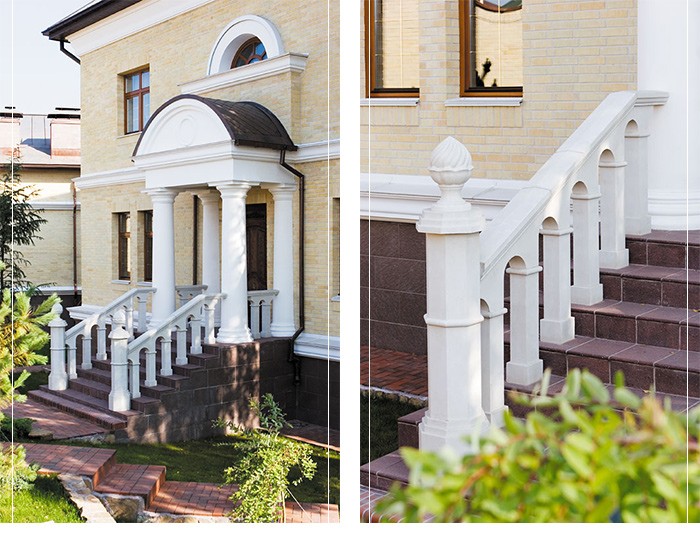 Natural Stone baluster for house project show.jpg
