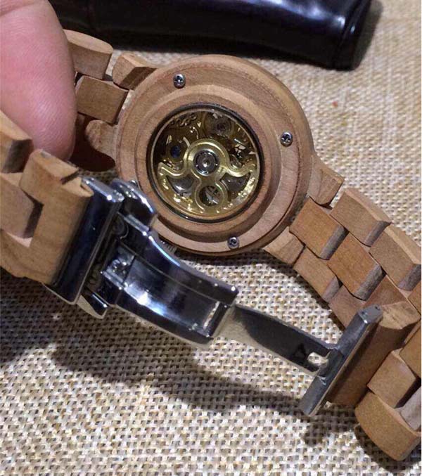new wood watches, new design wooden watch, mechanical wooden watch