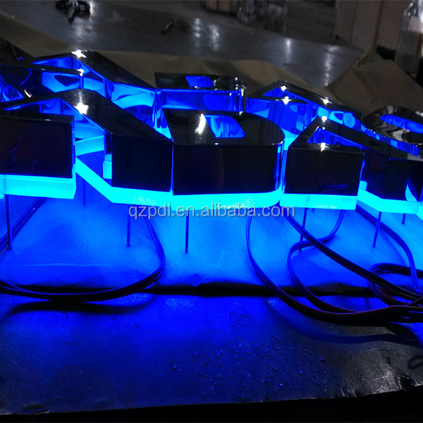 屋外用ledバックライト付き高級鋼チャンネル文字記号仕入れ・メーカー・工場