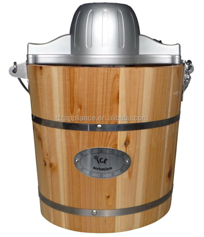Ice Cream Maker (wooden Bucket Ice Cream Maker,Traditional Coco Freezer