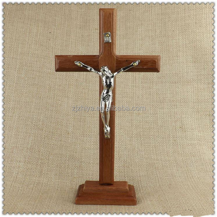 工場出荷時の価格卸売大型装飾オリーブの木製の十字架イエス問屋・仕入れ・卸・卸売り