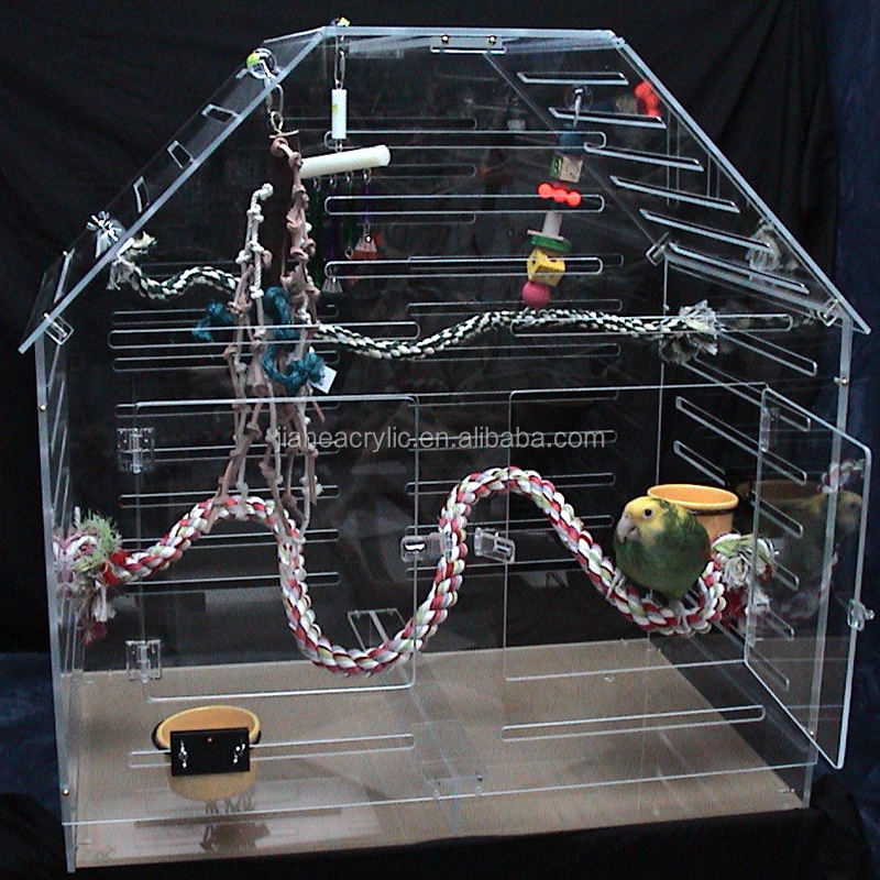 Custom Perspex Large Pet Cage High Quality Clear Acrylic Bird Cage For Sale Buy Clear Acrylic