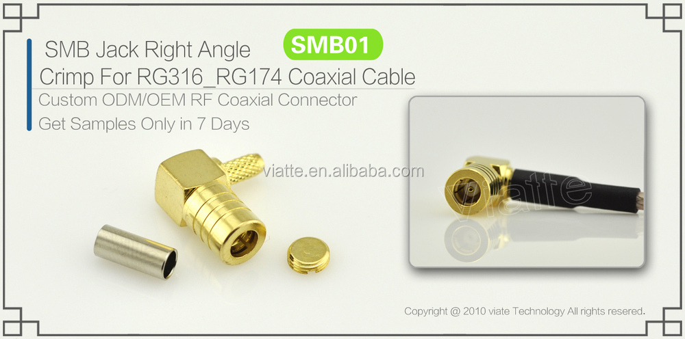 Smbメスbncメスr/、 コネクター、 ケーブルアセンブリrg316rg174同軸ケーブルコネクタbnc仕入れ・メーカー・工場