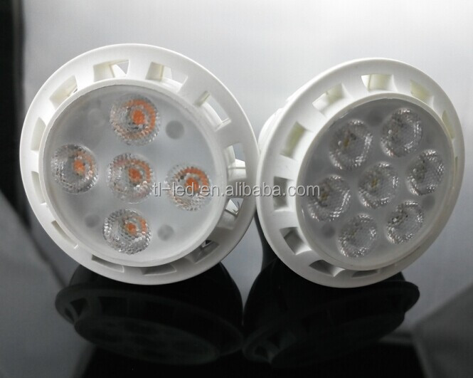 主導リヒトmr16gu105w7wcri80、 最も美しい5w7wledlampen、 熱導電性プラスチック白問屋・仕入れ・卸・卸売り