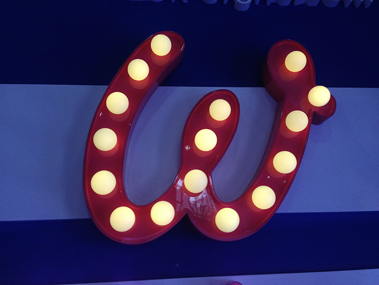 Romantic Warm Light Color Led Metal Acrylic 3d Letter Open Sign