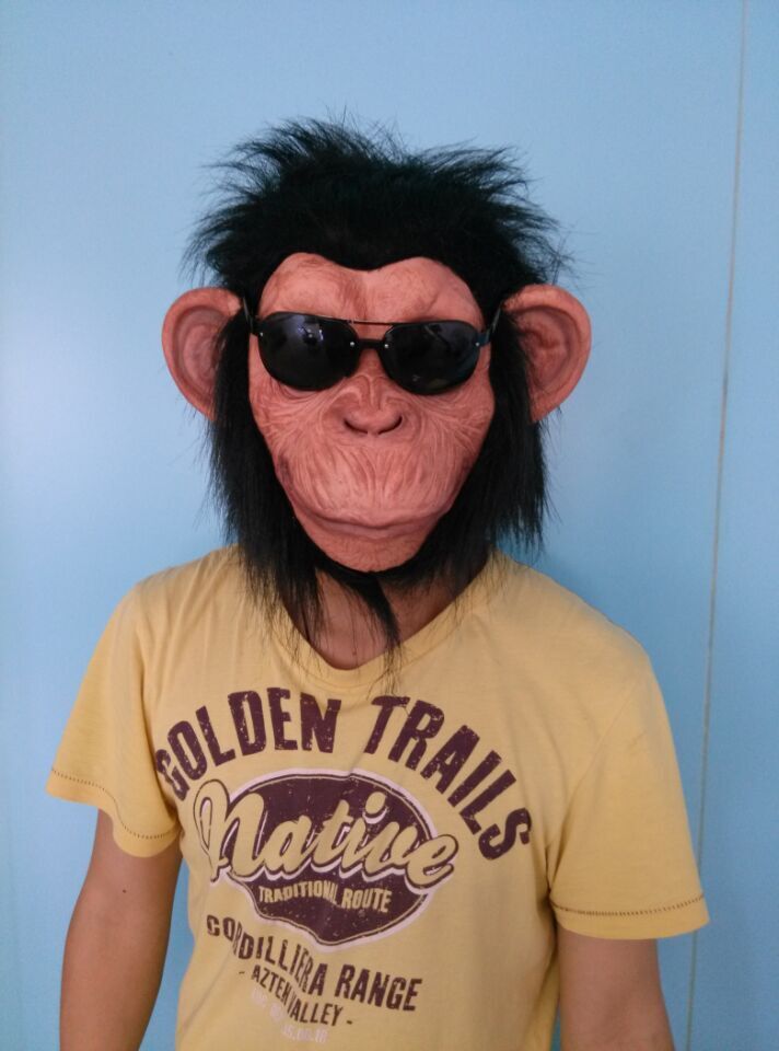 X- 陽気新しい動物大人ラテックスマスクフルヘッドキッズ怖いハロウィーン仮装動物仮面コスプレ仕入れ・メーカー・工場