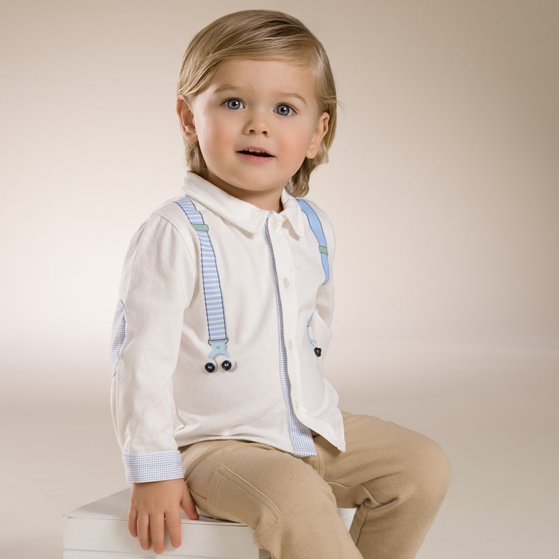DB3562デイブベラ春男の子プリントシャツよちよちトップ幼児シャツ男の子ハンサムシャツグリッドチェック柄シャツ仕入れ・メーカー・工場