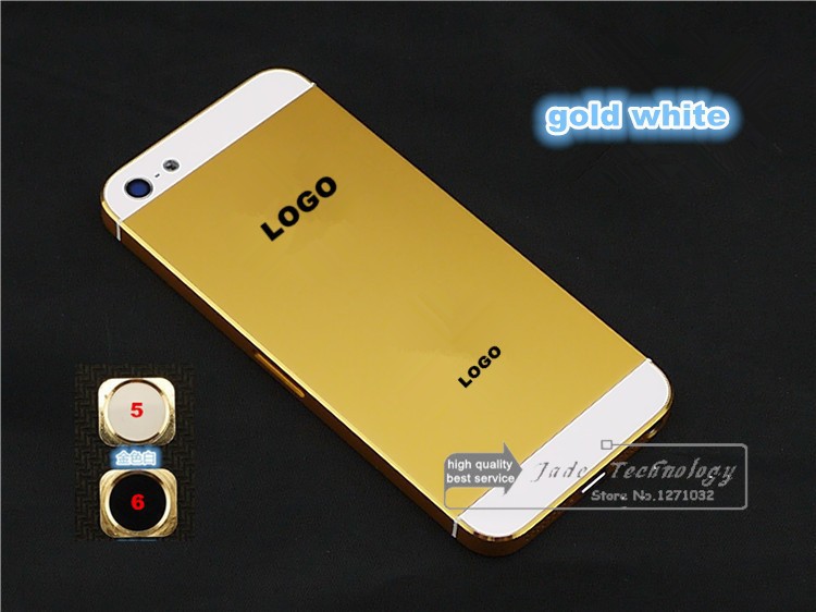jade iphone 5 cover gold white