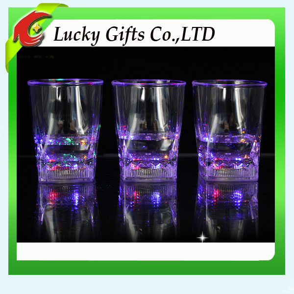 LED Flashing Goblet, Flashing Barware, Acrylic Champagne Glass