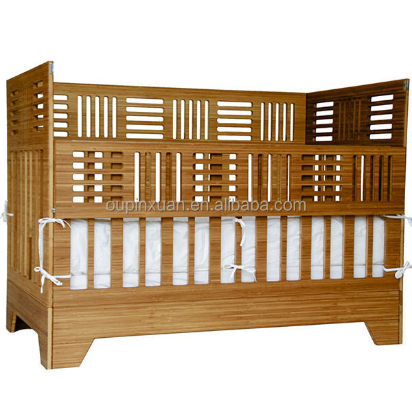 エコ- フレンドリーなドロップサイドの赤ちゃんのベビーベッド、 調節可能な子供のベッドに寝て問屋・仕入れ・卸・卸売り