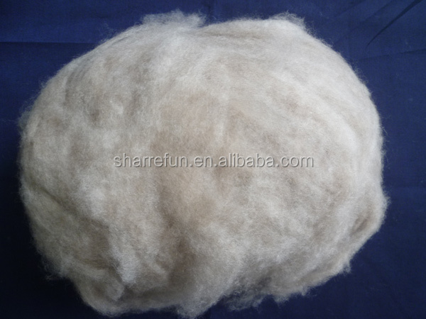 100％中国の細かい毛を除去したカシミヤ繊維仕入れ・メーカー・工場