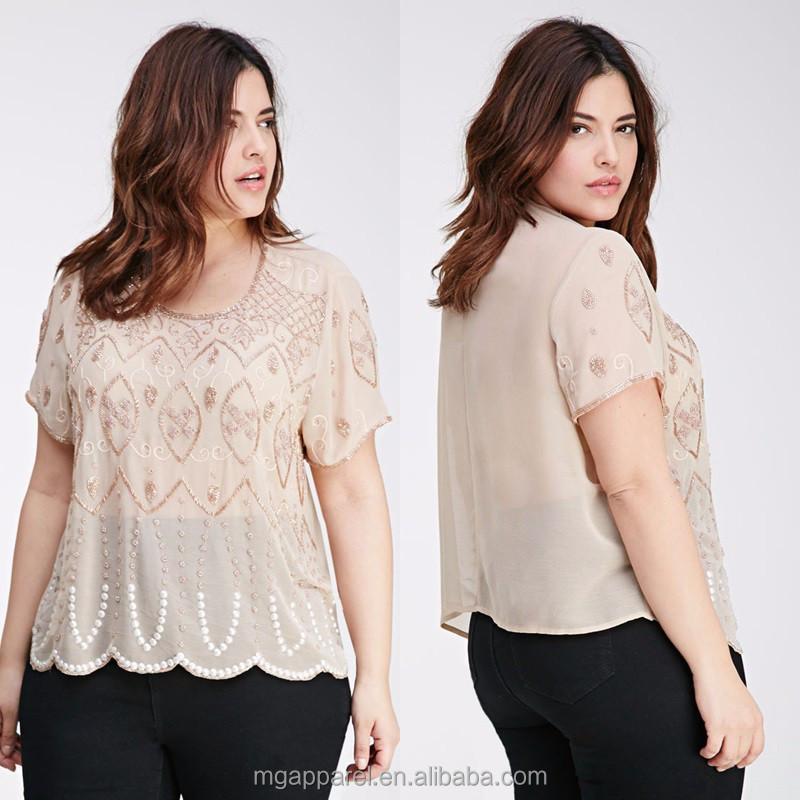 blouse design for fat girl