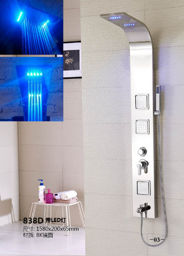 Modern Design Stainless Steel Wall  Shower Panel