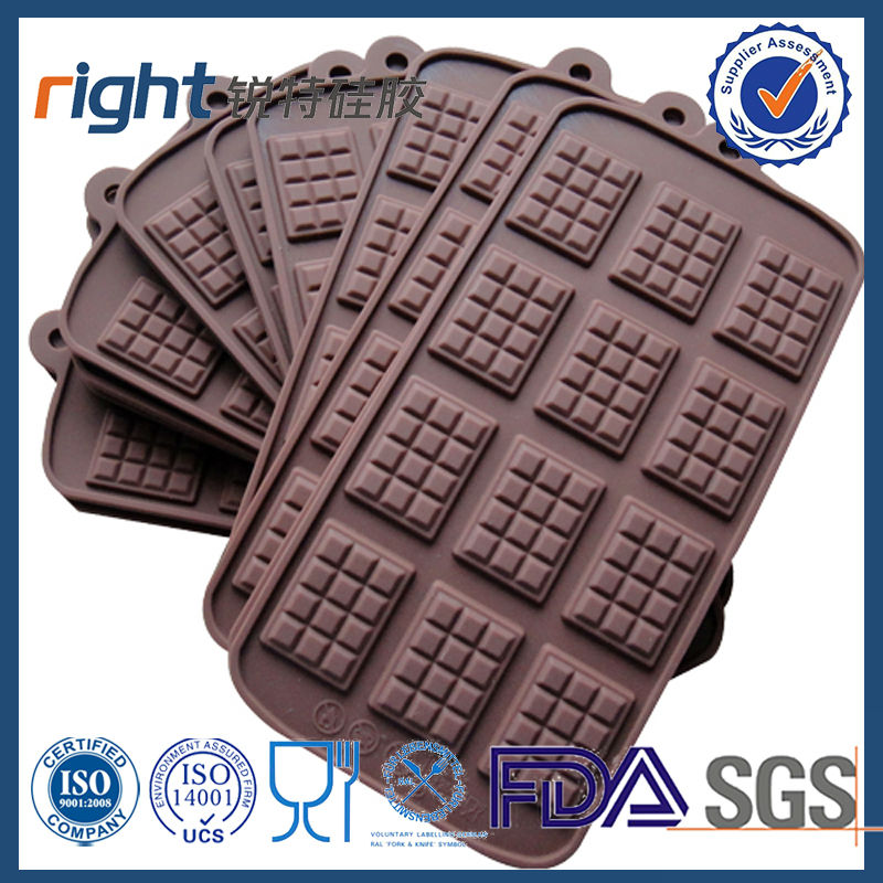 Silicone Chocolate Candy Bar Mold Mould-Chocolate