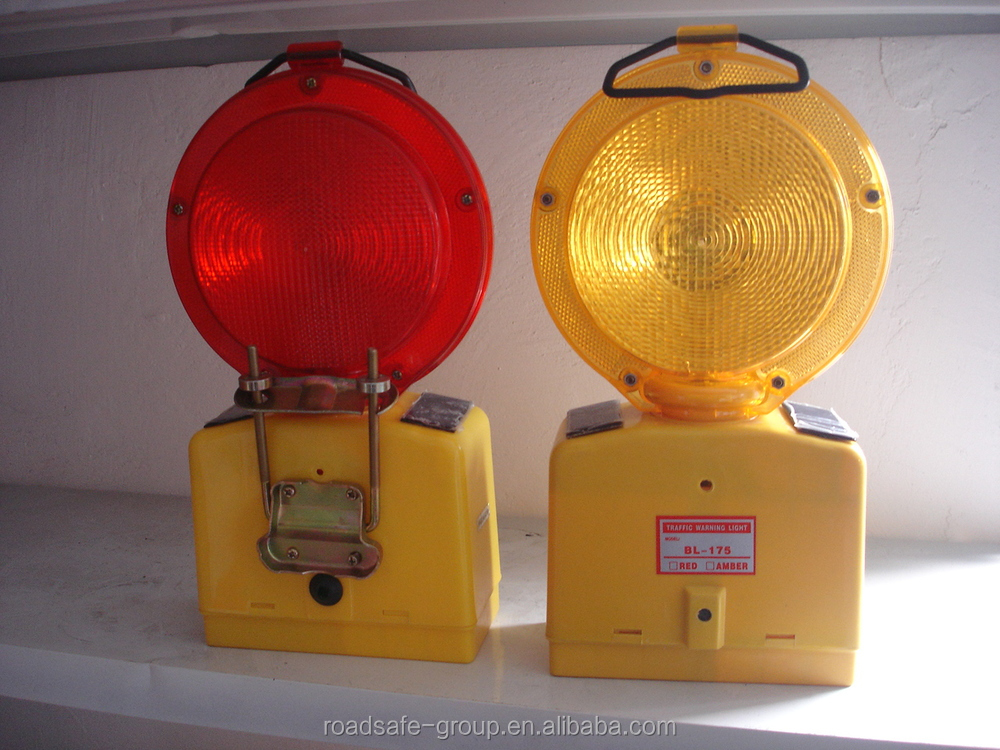 2014年ホット販売製造、 ソーラーled警告灯黄色のバリア問屋・仕入れ・卸・卸売り