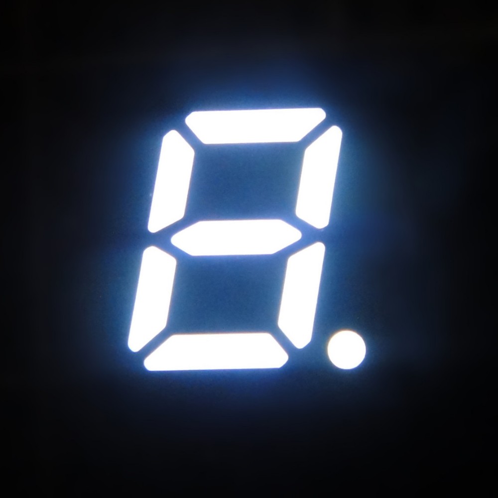 White led Chip On Board Display 7 Segment digital displays