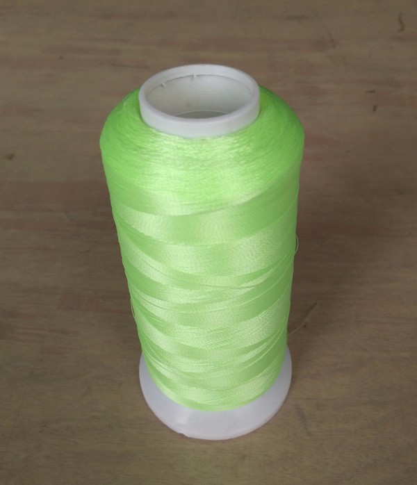 Glow in the dark yarn for embroidery