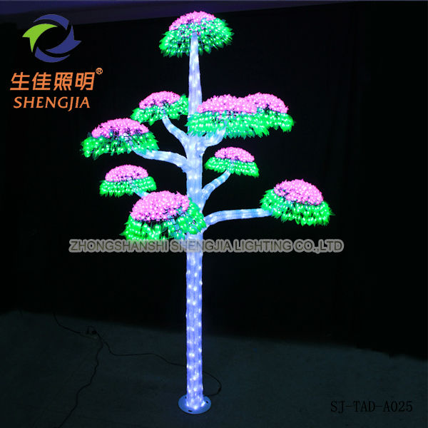 Specifications can be customized led christmas tree lights of innovation product artificial mushroom