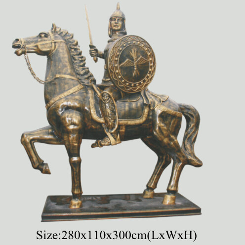 高さ3メートルローマの兵士が販売のためのブロンズ彫刻問屋・仕入れ・卸・卸売り