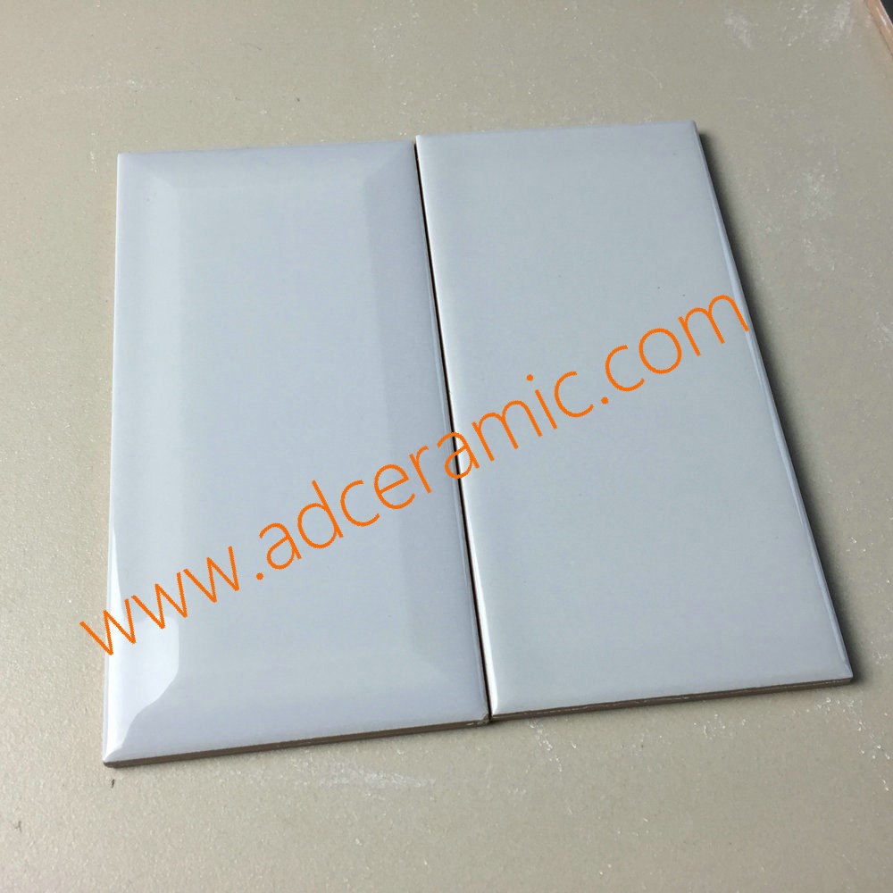 Zilvergrijs heldere keuken tegels 3x6 inch 75x150mm voor muur ...