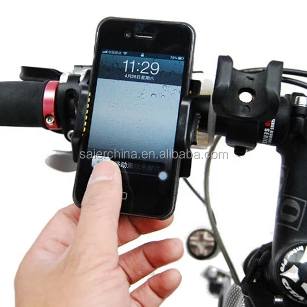 universagpsスタンドフレキシブル携帯ストラップのためのバイクマウントホルダーのiphone三星仕入れ・メーカー・工場