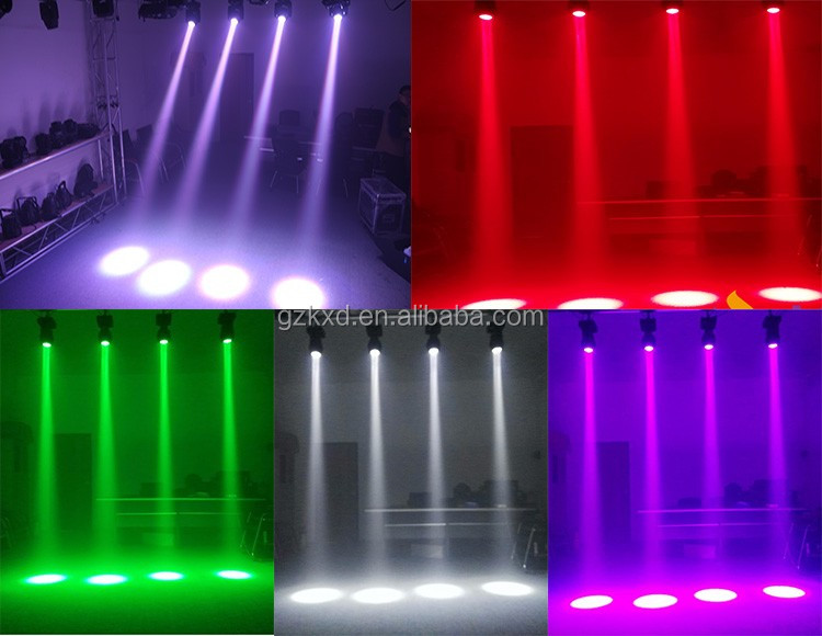 60w dazzling mini wash moving head,dmx rgbw 4 in 1 color mixing moving head light
