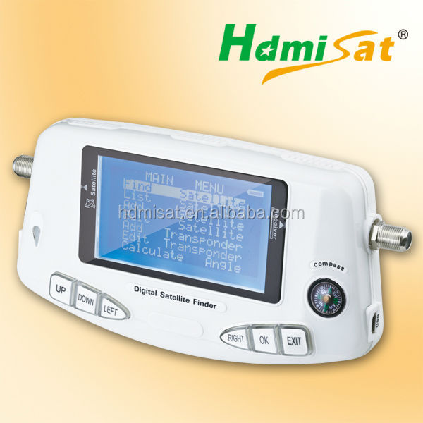 Lcd Digital Satellite Finder With Rechargeable Battery Support Usb And