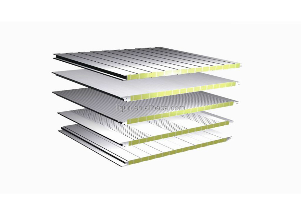 2015 latest high quality tongue and groove pu sandwich panels