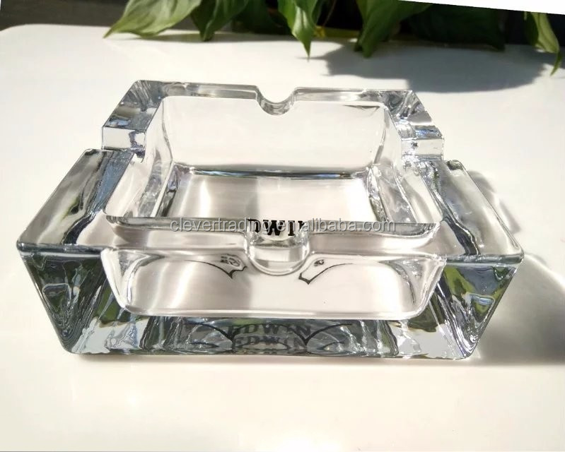 Glass Ashtrays Wholesale Round Glass Ashtray Custom With Logo Buy