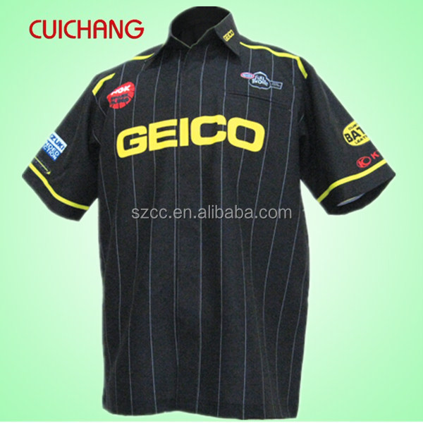 レーシングシャツ卸売・f1レーシングシャツ・レーシングチームのピットクルーシャツcc-3330仕入れ・メーカー・工場