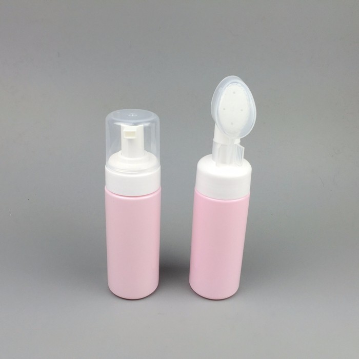 Free Sample 150ml Pink Plastic Cosmetic Foam Pump Dispenser Spray
