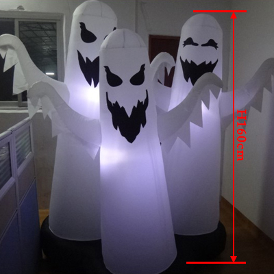 白屋外ハロウィーンの装飾のためのハロウィーンの幽霊仕入れ・メーカー・工場