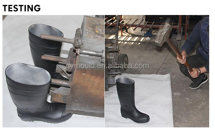 工場最高の価格良い品質pvc鋼つま先安全ブーツ仕入れ・メーカー・工場