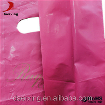 カスタムメイド香港ピンクプラスチック製の買い物袋仕入れ・メーカー・工場