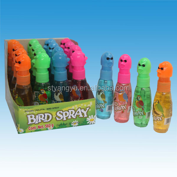 Bird Shape Sour and Sweet Spray Liquid Candy