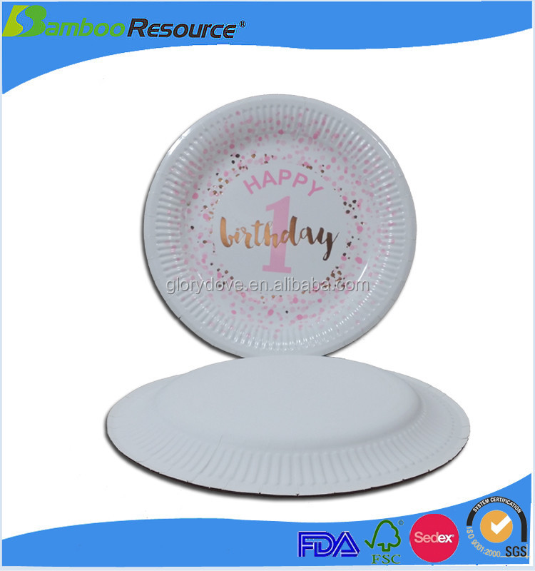 Disposable Fancy High Quality Custom Shaped Unique Paper Plates Buy