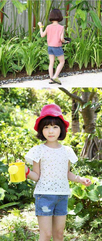 AZ55 2016新しい夏の女の子着用デニムショーツ女性子供ジーンズ子供ショーツパンツ仕入れ・メーカー・工場