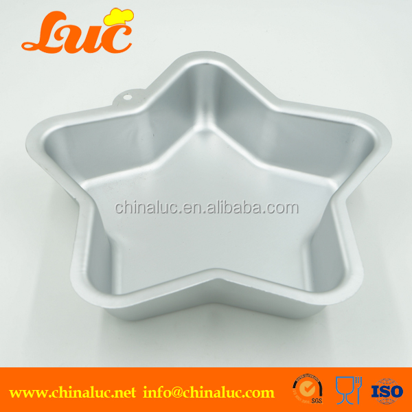 3d cake decorating molds star shape baking pans wholesale wilton cake pans,China LUC price