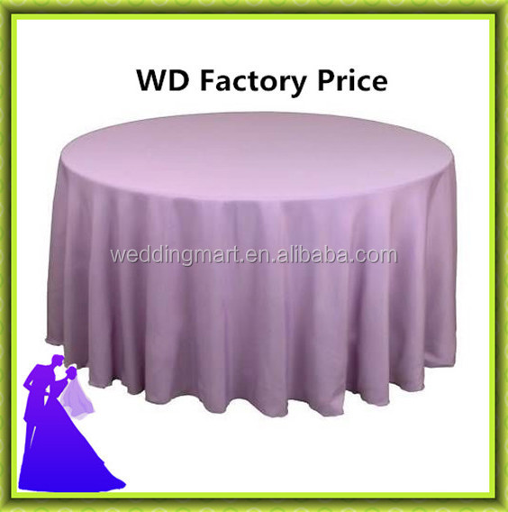 売れ筋2015100％ポリエステル円形のテーブルクロス結婚式のテーブルのための仕入れ・メーカー・工場