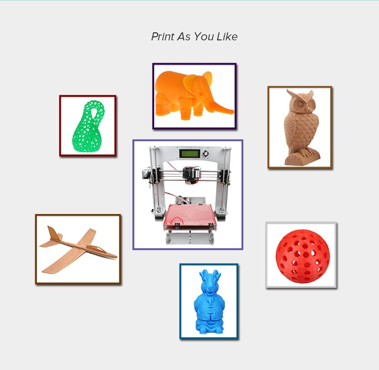 Geeetechプロフェッショナル3dプリンタアルミprusa i3は発売中仕入れ・メーカー・工場
